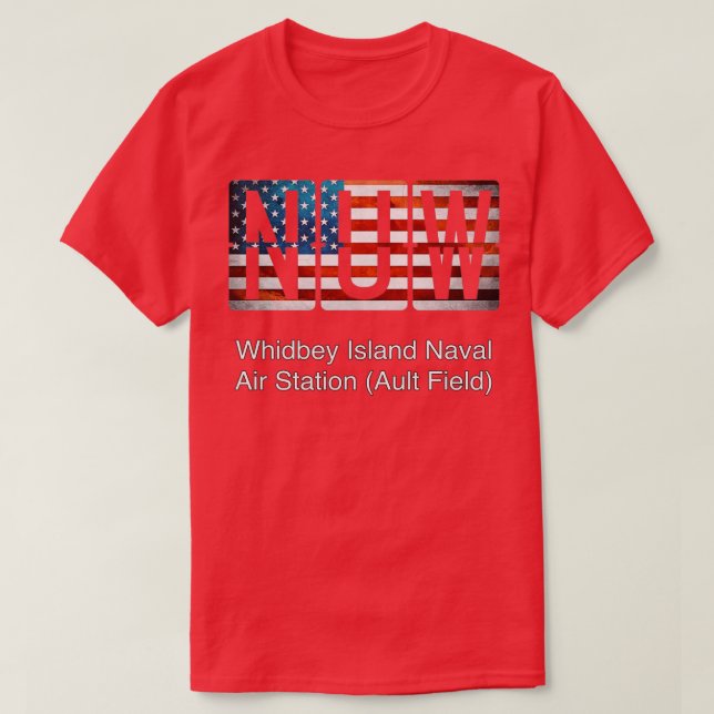 NUW Whidbey Island Naval Air Station Ault Field  T-Shirt (Design vorne)