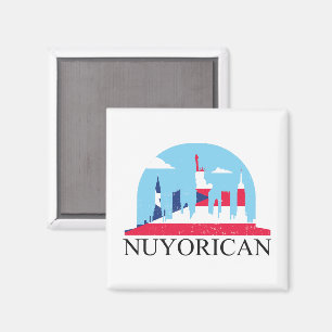Nuyorican Pride New York Puerto Rico Erbe Magnet