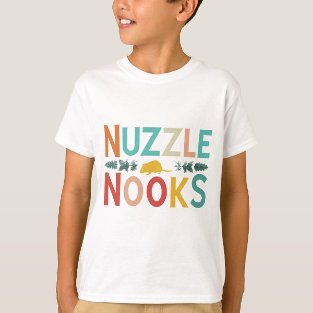 Nuzzle Nooks T-Shirt (Vorderseite)
