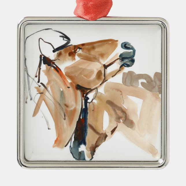 Nuzzle Ornament Aus Metall (Vorne)