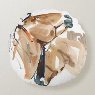 Nuzzle Rundes Kissen