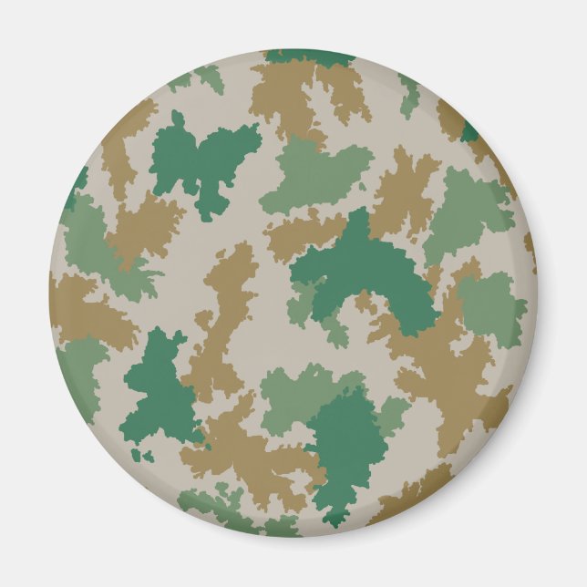 NVA Flächentarn (Flecktarn / Blumentarn) Magnet (Vorne)