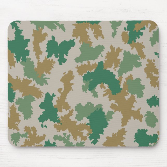 NVA Flächentarn (Flecktarn / Blumentarn) Mousepad (Vorne)