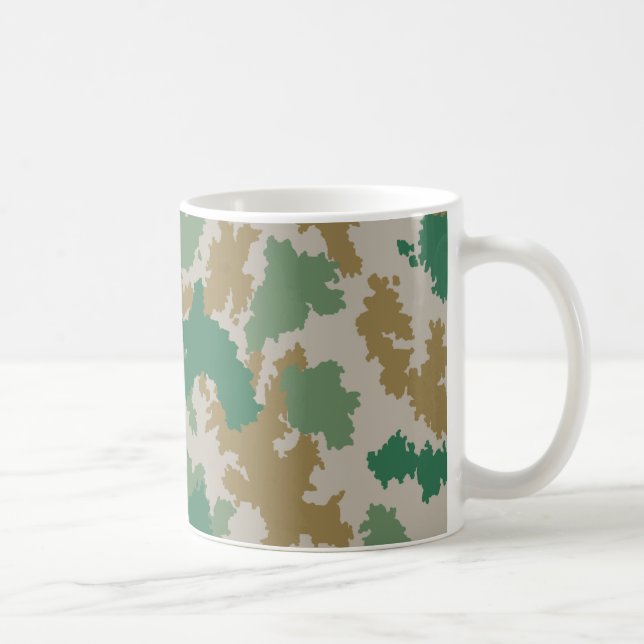 NVA Flächentarn (Flecktarn / Blumentarn) Tasse (Rechts)