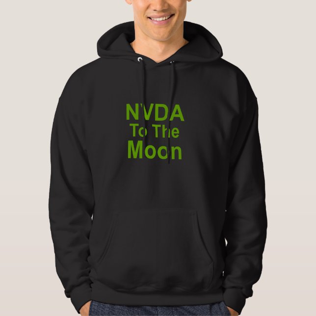 NVDA zum Mond Hoodie (Vorderseite)