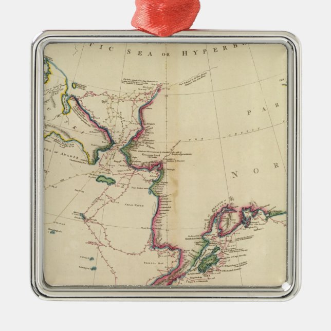 NW Amerika, NE Asien Silbernes Ornament (Vorne)