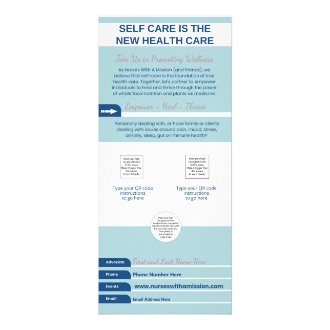 NWAM und Freunde Werbekarte (Hinten)