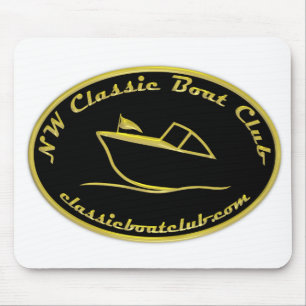 NWCBC Schwarzes u. Gold Mousepad