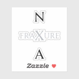 NXA : State merch FraXure album Monochrome K-Pop Aufkleber