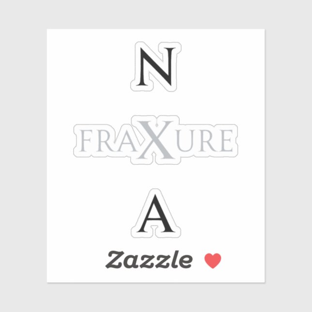 NXA : State merch FraXure album Monochrome K-Pop Aufkleber (Blatt)