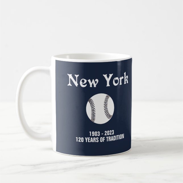 NY Baseball - Retro 2023 Kaffeetasse (Links)