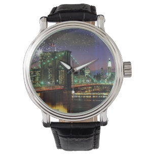 NY Brooklyn-Brücken-Uhr Armbanduhr