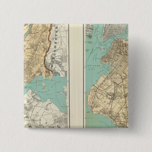 NY City, Brooklyn Button (Vorderseite)