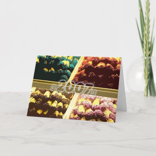 NY Cookies Feiertagskarte (Vorderseite)