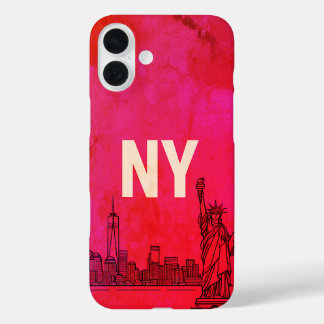 NY Core Design iPhone 16 Plus Hülle