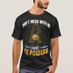 Ny Goddess of the Night Ich habe Ny Power Griechis T-Shirt