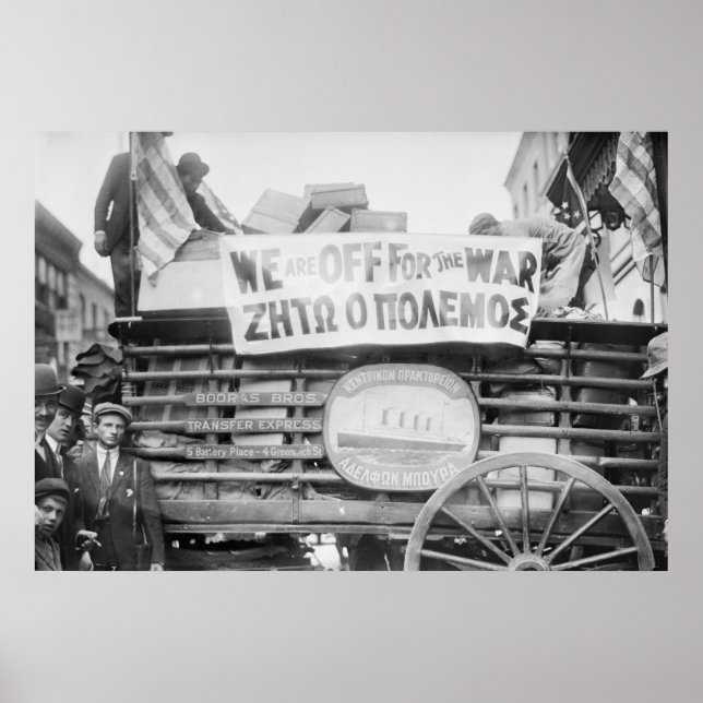 NY Griechen: Krieg 1912 Poster (Vorne)