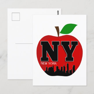 NY NEW YORK THE BIG APPLE POSTKARTE