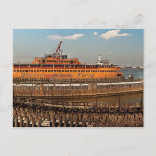 NY, NY - The Staten Island Ferry Postkarte