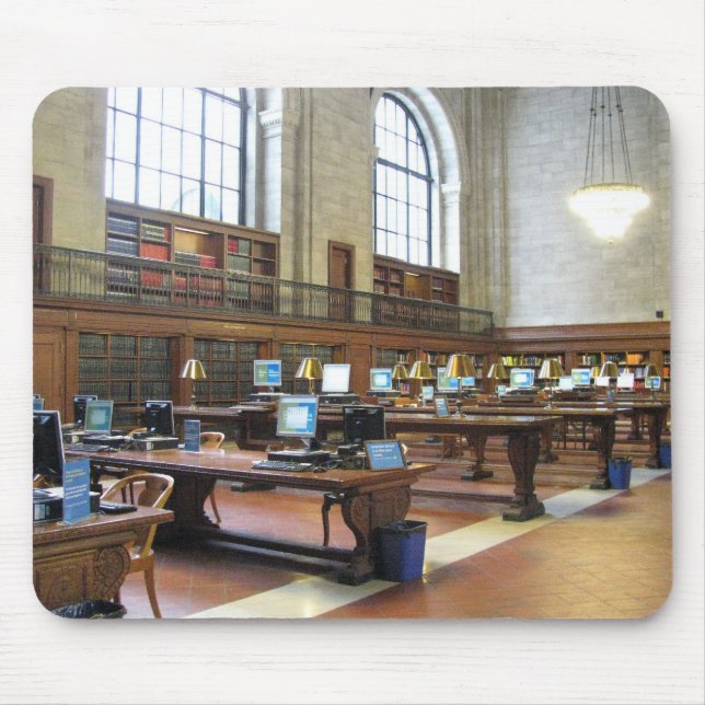 NY öffentliche Bibliothek Mousepad (Vorne)