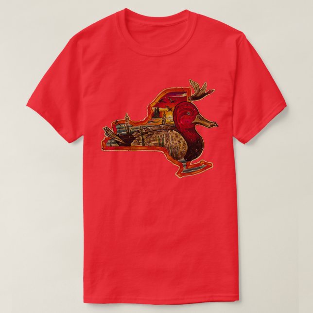 NY Redhead Duck T-Shirt (Design vorne)