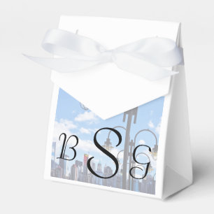 NY - Skyline aus Liberty Staat Park gesehen Geschenkschachtel