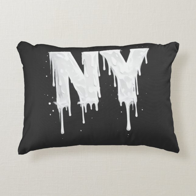 NY Straßenatmosphäre Dekokissen (Vorderseite)