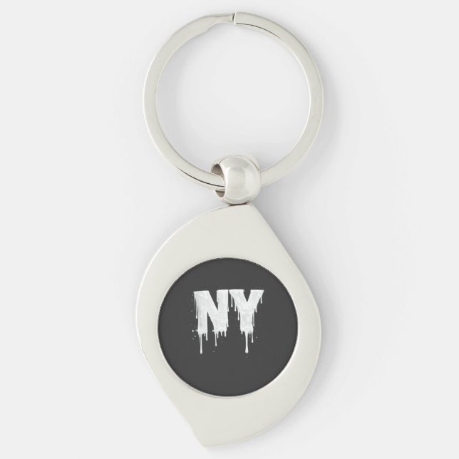 NY Straßenatmosphäre Schlüsselanhänger (Vorderseite)