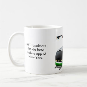 NY Travelmate 11-Unze-klassische weiße Tasse