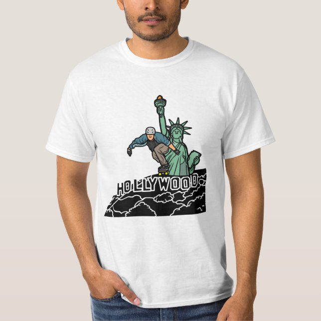 NY und LA Tshirt (Vorderseite)