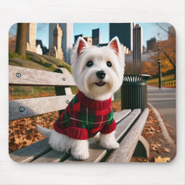 NY Westie Mousepad (Vorne)