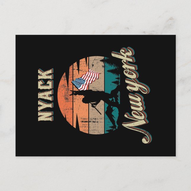 Nyack New York Postkarte (Vorderseite)