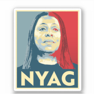 NYAG Letitia James Aufkleber