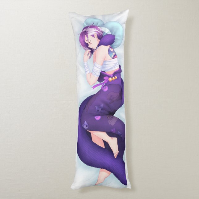 Nyakuza x Sharkuza Mama Daki Seitenschläferkissen (Rückseite (Vertikal))