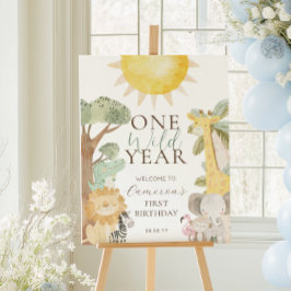 Nyala Safari Tiere Ein wildes Jahr erster Geburtst Poster