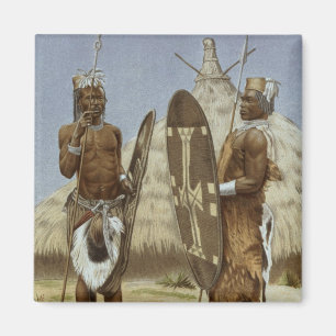 Nyam-nyam Krieger von der Geschichte der Magnet