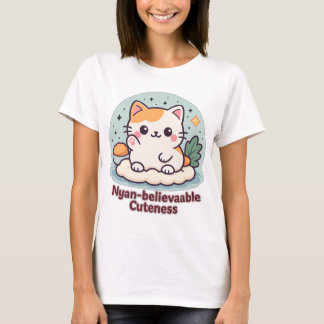Nyan-glaubwürdige Kutheit - Niedliche Kawaii-Katze T-Shirt