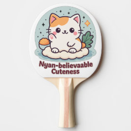 Nyan-glaubwürdige Kutheit - Niedliche Kawaii-Katze Tischtennis Schläger