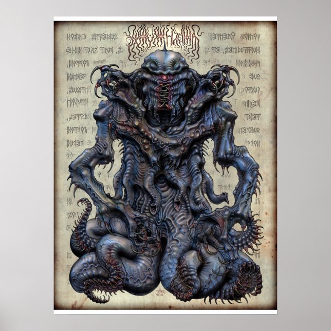 Nyarlathotep 18x24 ungeschmückt poster (Vorne)
