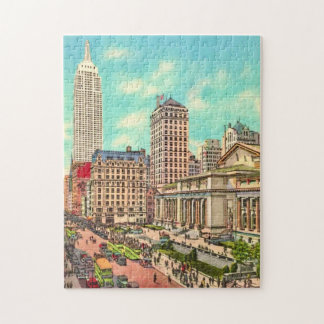 NYC - 42nd Street & 5th Ave. 11x14 Puzzle
