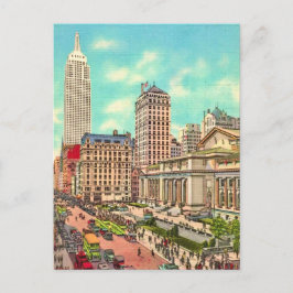 NYC - 42nd Street & 5th Ave. Postkarte