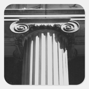 NYC-Architektur I Quadratischer Aufkleber