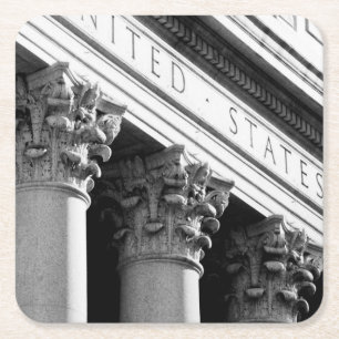 NYC Architektur VIII Rechteckiger Pappuntersetzer