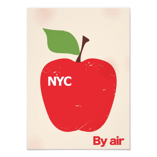 NYC auf dem Luftweg Fotodruck (Vorne)