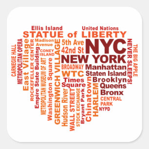 NYC Aufkleber