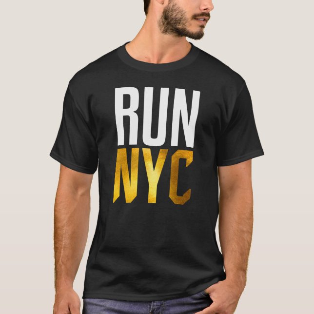 NYC ausführen | Marathon Runner T-Shirt (Vorderseite)