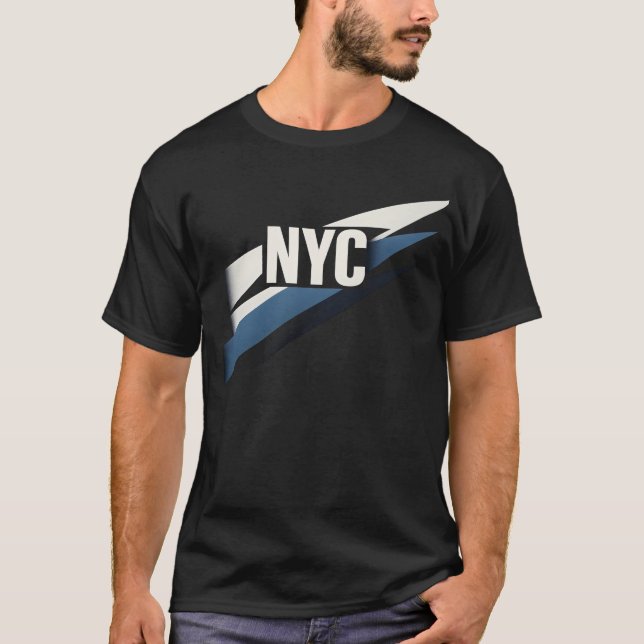 NYC Axis — Architectural Motion Streetwear T-Shirt (Vorderseite)