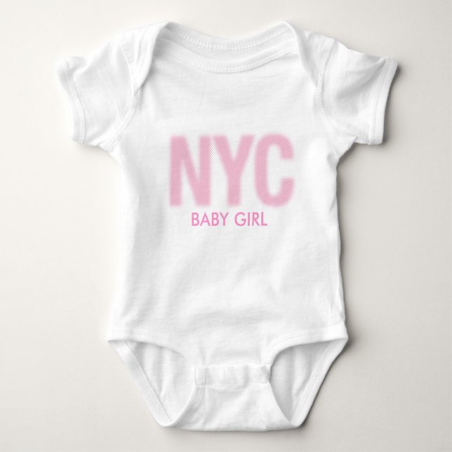 NYC BABY GIRL Onsee Baby Strampler (Vorderseite)