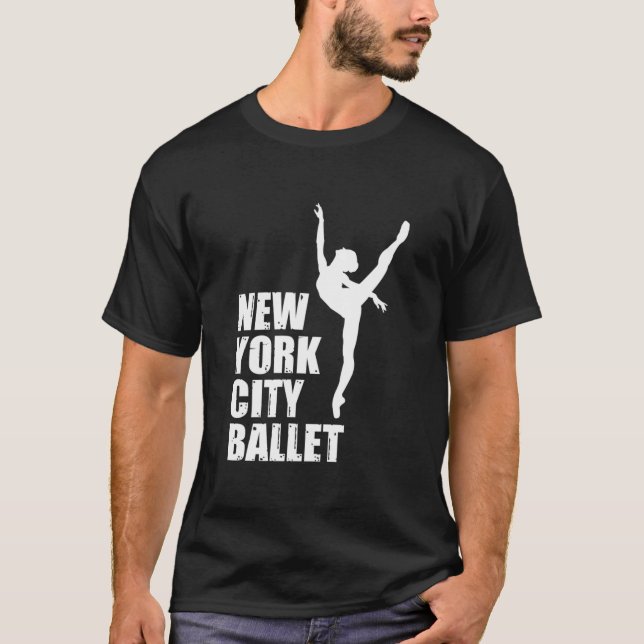 Nyc Ballet Shirt Ballerina Dancer New York Tanz (Vorderseite)