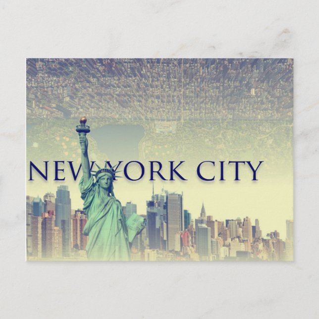 NYC-Bereich Postkarte (Vorderseite)